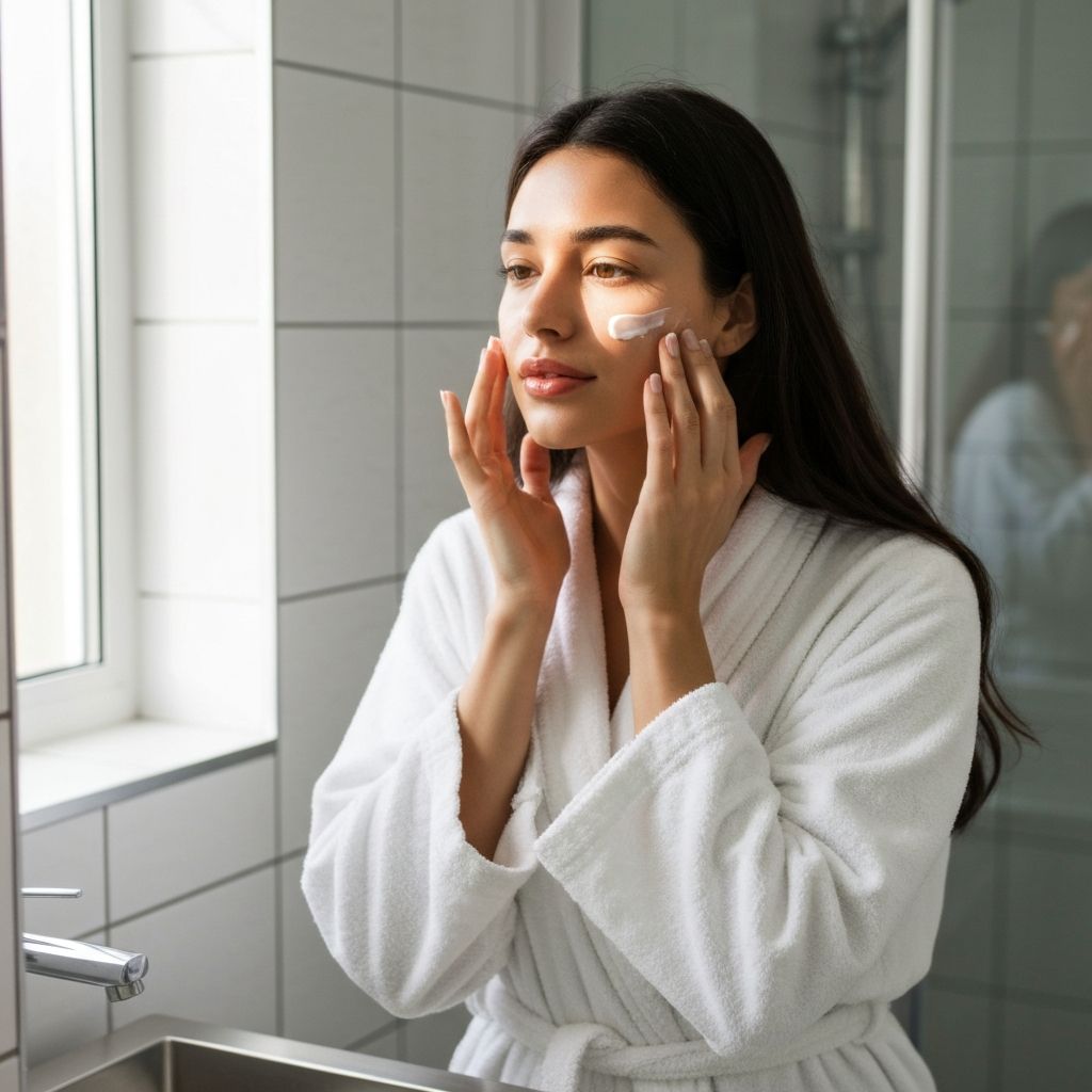 Tägliche Schönheitsroutine